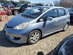 Salvage cars for sale from Copart East Granby, CT: 2011 Honda FIT Sport