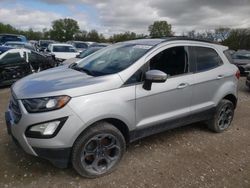 Ford Ecosport salvage cars for sale: 2018 Ford Ecosport SES