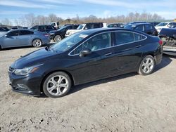 Salvage cars for sale from Copart Duryea, PA: 2017 Chevrolet Cruze Premier