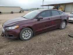 Salvage cars for sale at Temple, TX auction: 2017 Ford Fusion S