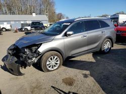 Salvage cars for sale at East Granby, CT auction: 2017 KIA Sorento LX