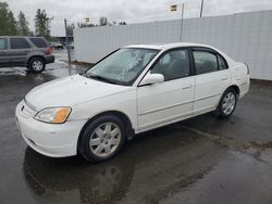 Honda Civic ex salvage cars for sale: 2002 Honda Civic EX