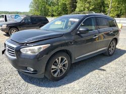 Salvage cars for sale from Copart Concord, NC: 2014 Infiniti QX60