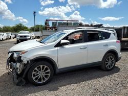 Salvage cars for sale from Copart Kapolei, HI: 2018 Toyota Rav4 Limited