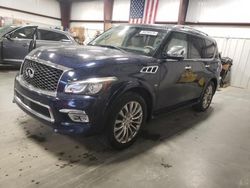 Salvage cars for sale at Spartanburg, SC auction: 2016 Infiniti QX80