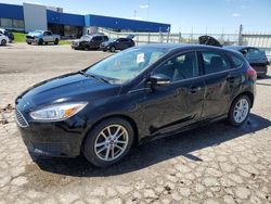 Salvage cars for sale from Copart Woodhaven, MI: 2018 Ford Focus SE