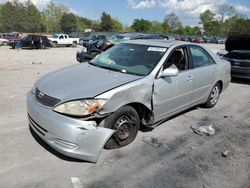 Salvage cars for sale at Madisonville, TN auction: 2002 Toyota Camry LE