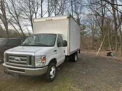 Salvage trucks for sale at New Britain, CT auction: 2016 Ford Econoline E350 Super Duty Cutaway Van