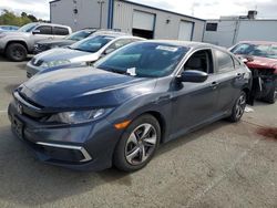 Salvage cars for sale at Vallejo, CA auction: 2019 Honda Civic LX