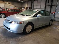 Honda salvage cars for sale: 2008 Honda Civic Hybrid