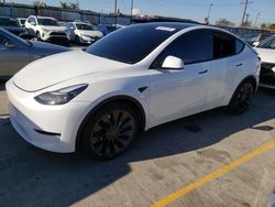 Tesla Model y salvage cars for sale: 2022 Tesla Model Y