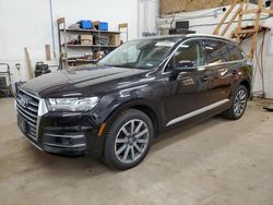 Salvage cars for sale at Ham Lake, MN auction: 2018 Audi Q7 Prestige