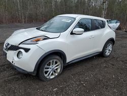 Salvage cars for sale from Copart Bowmanville, ON: 2015 Nissan Juke S
