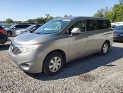 Salvage cars for sale from Copart Riverview, FL: 2012 Nissan Quest S