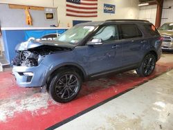 Salvage cars for sale at Angola, NY auction: 2018 Ford Explorer XLT