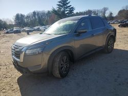 Salvage cars for sale at North Billerica, MA auction: 2022 Nissan Pathfinder SV