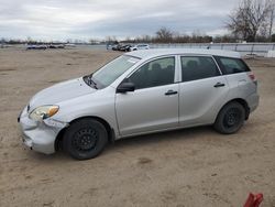 Salvage cars for sale from Copart London, ON: 2005 Toyota Corolla Matrix XR