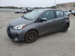 Salvage cars for sale from Copart Fredericksburg, VA: 2017 Toyota Yaris L