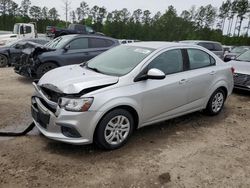 Salvage cars for sale at Harleyville, SC auction: 2017 Chevrolet Sonic LS
