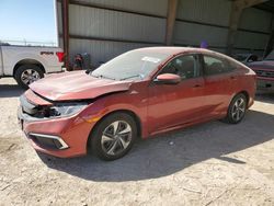 Salvage cars for sale at Houston, TX auction: 2019 Honda Civic LX