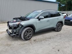 Salvage cars for sale from Copart Midway, FL: 2022 Toyota Rav4 XLE Premium