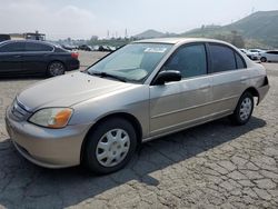 Salvage cars for sale at Colton, CA auction: 2002 Honda Civic LX