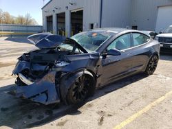 Salvage cars for sale from Copart Rogersville, MO: 2021 Tesla Model 3
