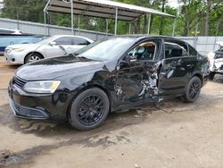 Salvage cars for sale from Copart Austell, GA: 2012 Volkswagen Jetta SE