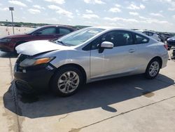 Salvage cars for sale at Grand Prairie, TX auction: 2015 Honda Civic LX