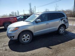 Salvage cars for sale from Copart Montreal Est, QC: 2010 Hyundai Santa FE GLS