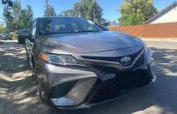 Salvage cars for sale at Antelope, CA auction: 2018 Toyota Camry Hybrid