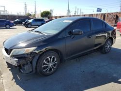 Salvage cars for sale at Wilmington, CA auction: 2015 Honda Civic LX
