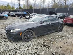 Salvage cars for sale at Waldorf, MD auction: 2014 BMW 650 I Gran Coupe