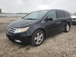 Salvage cars for sale from Copart Kansas City, KS: 2013 Honda Odyssey Touring