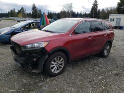 Salvage cars for sale from Copart Graham, WA: 2020 KIA Sorento L