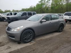 Salvage cars for sale at Ellwood City, PA auction: 2008 Infiniti G35
