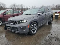 Salvage cars for sale at Marlboro, NY auction: 2023 Jeep Grand Cherokee L Overland