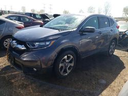 Salvage cars for sale at Elgin, IL auction: 2018 Honda CR-V EXL