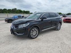 Vehiculos salvage en venta de Copart New Braunfels, TX: 2018 Lincoln MKX Reserve