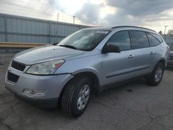 Salvage cars for sale at Dyer, IN auction: 2012 Chevrolet Traverse LS