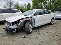 Salvage cars for sale at Waldorf, MD auction: 2020 Ford Fusion Titanium