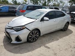 Salvage cars for sale from Copart Riverview, FL: 2017 Toyota Corolla L