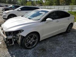 Salvage cars for sale at Fairburn, GA auction: 2015 Ford Fusion Titanium