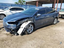 Salvage cars for sale at Riverview, FL auction: 2018 Ford Fusion SE