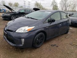 Salvage cars for sale at Elgin, IL auction: 2012 Toyota Prius