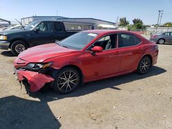 Toyota Camry SE salvage cars for sale: 2021 Toyota Camry SE