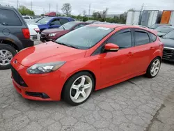 Salvage cars for sale at Bridgeton, MO auction: 2014 Ford Focus ST