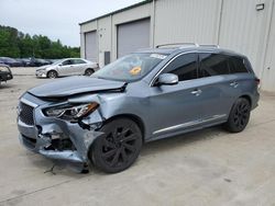 Salvage cars for sale at Gaston, SC auction: 2016 Infiniti QX60