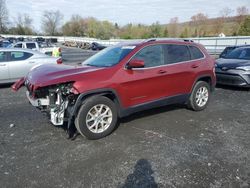 Salvage cars for sale at Grantville, PA auction: 2017 Jeep Cherokee Latitude