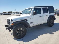Salvage cars for sale at Grand Prairie, TX auction: 2021 Jeep Wrangler Unlimited Sport